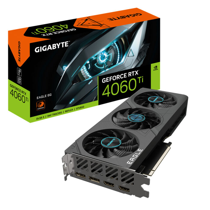 Gigabyte EAGLE GeForce RTX 4060 Ti 8G NVIDIA 8 GB GDDR6 (GV-N406TEAGLE-8GD)