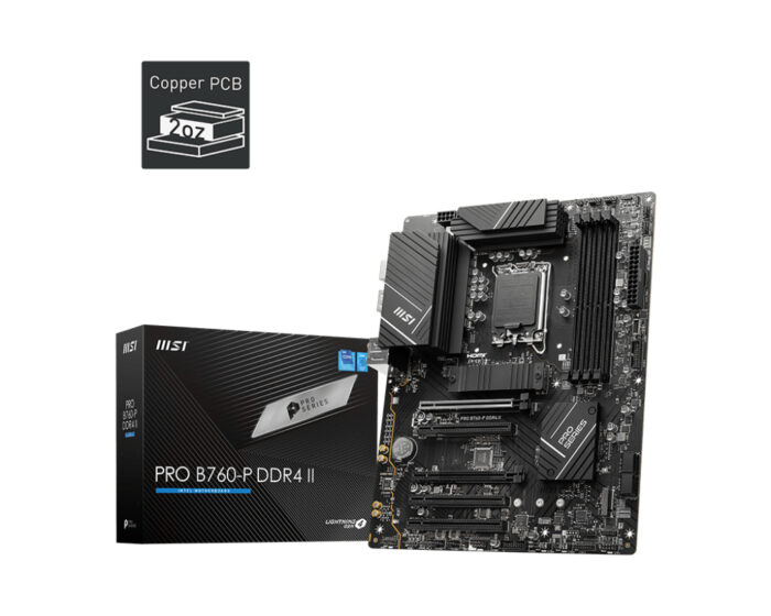 MSI PRO B760-P DDR4 II motherboard Intel B760 LGA 1700 ATX