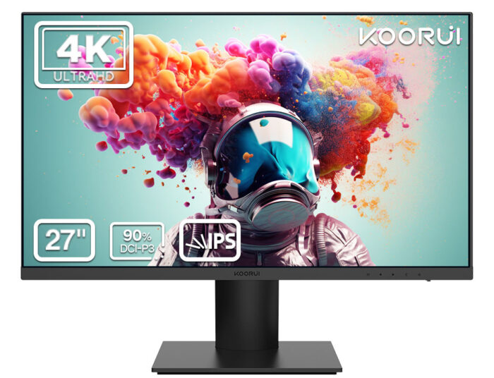 Koorui N07 computer monitor 68.6 cm (27") 3840 x 2160 pixels 4K Ultra HD Black (N07)