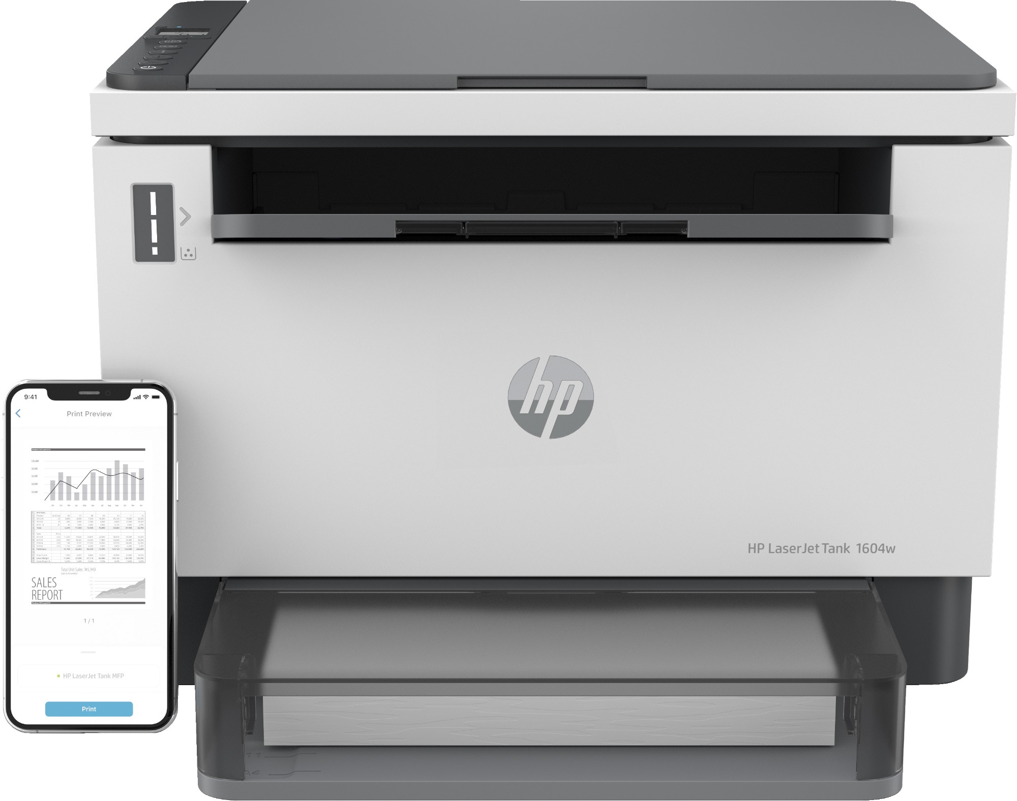 NmXHi5G-UCEfy5g8S5WyA.c-r.jpg HP LaserJet Tank MFP 1604w Printer, Black and white, Printer for Business, Print, copy, scan, Scan to email; Scan to PDF (381L0A)