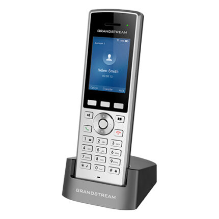 Grandstream Networks IP phone Black, Silver 2 lines LCD Wi-Fi (WP822)