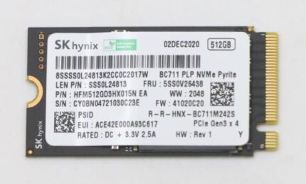 Lenovo SSD_ASM 512G M.2 2242 PCIe3x4 (5SS0V26438)