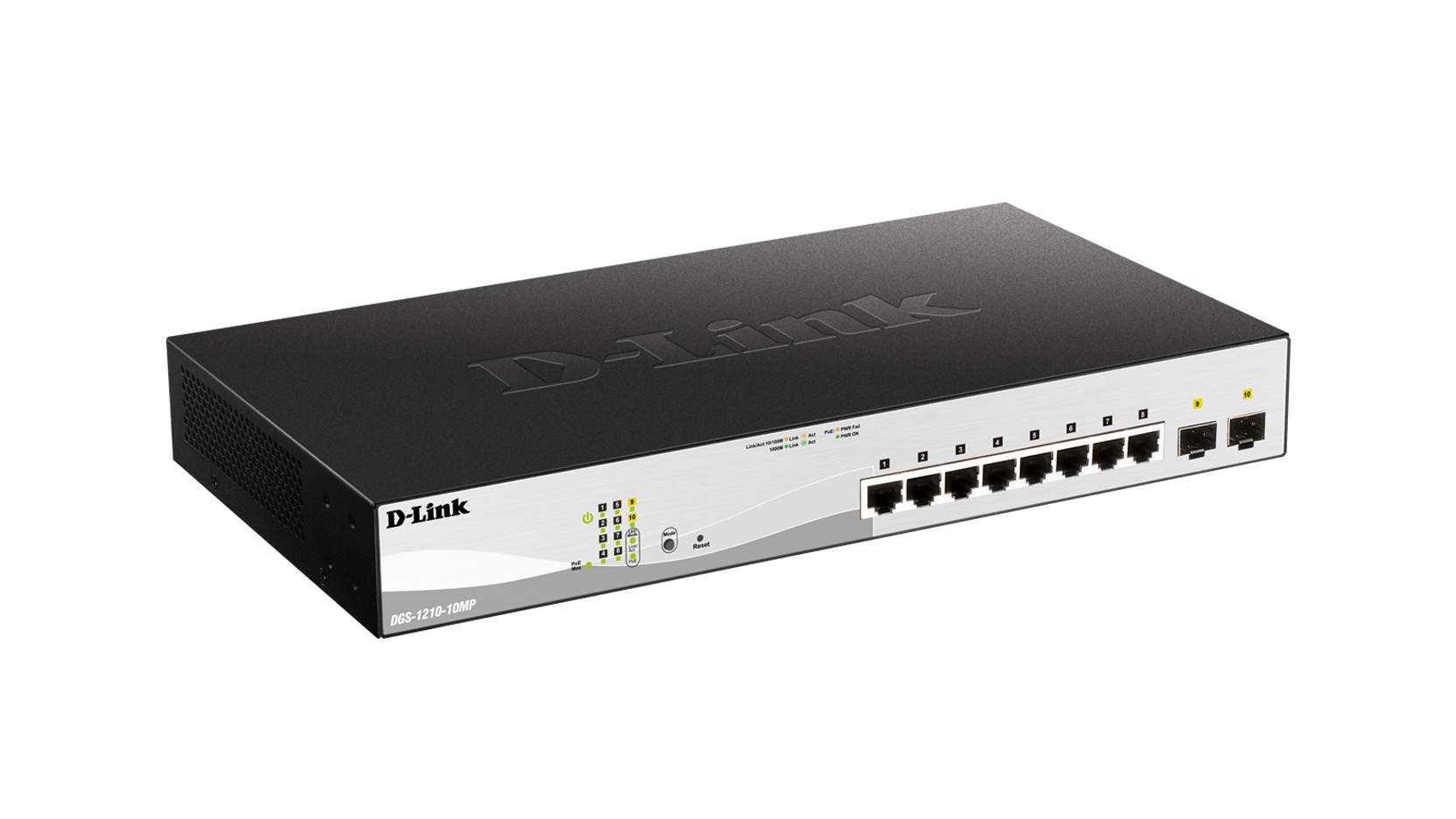 O7ZPdPAkfkmWXvVBUlMrag.c-r.jpg D-Link DGS-1210-10MP network switch Managed L2/L3 Gigabit Ethernet (10/100/1000) Power over Ethernet (PoE) Black (DGS-1210-10MP)
