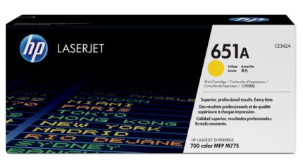 HP 651A Toner cartridge yellow, 16K pages ISO/IEC 19798 for HP LaserJet 700 M775 (CE342A)