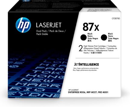 HP 87X Toner cartridge high-capacity twin pack, 2x18K pages ISO/IEC 19752 Pack=2 for HP LaserJet M 506 (CF287XD)