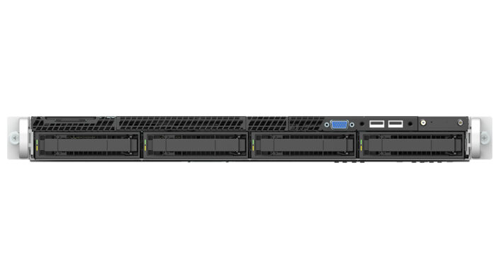 Intel Server System R1304WF0ZSR - Server - rack-mountable - 1U - 2-way - no CPU - RAM 0 GB - SATA - hot-swap 2.5", 3.5" bay(s) - no HDD - Gigabit Ethernet, 10 Gigabit Ethernet - monitor: none (R1304WF0ZSR)