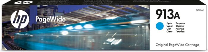 P5QjxmoMEq_SqUp5sxBPQ.c-r.jpg HP 913A Ink cartridge cyan, 3K pages ISO/IEC 24711 37ml for HP PageWide P 55250/Pro 352/Pro 452/Pro 477 (F6T77AE)