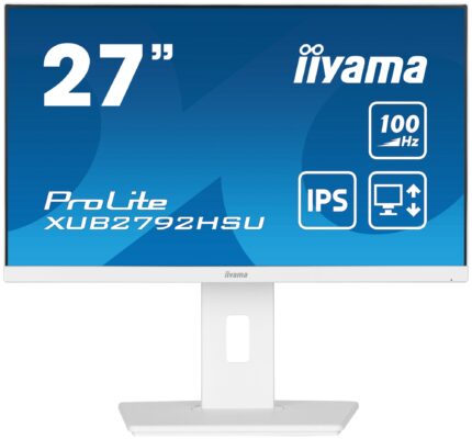 iiyama ProLite XUB2792HSU-W6 LED display 68.6 cm (27") 1920 x 1080 pixels Full HD White (XUB2792HSU-W6)