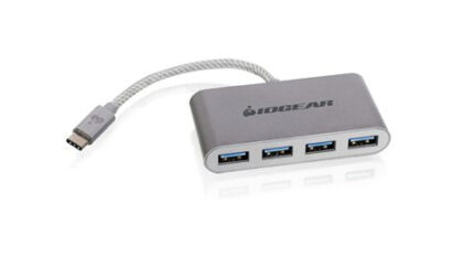 iogear HUB-C USB 3.2 Gen 2 (3.1 Gen 2) Type-C 5000 Mbit/s Silver (GUH3C14)