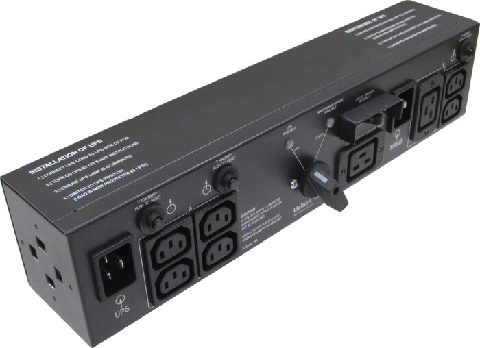 Vertiv MP2-220L power distribution unit (PDU) 4 AC outlet(s) 2U Black