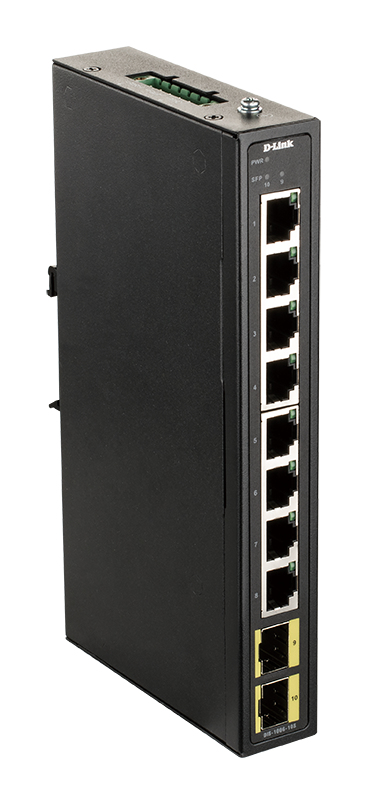 D-Link DIS-100G-10S network switch Managed Gigabit Ethernet (10/100/1000) Black (DIS-100G-10S)
