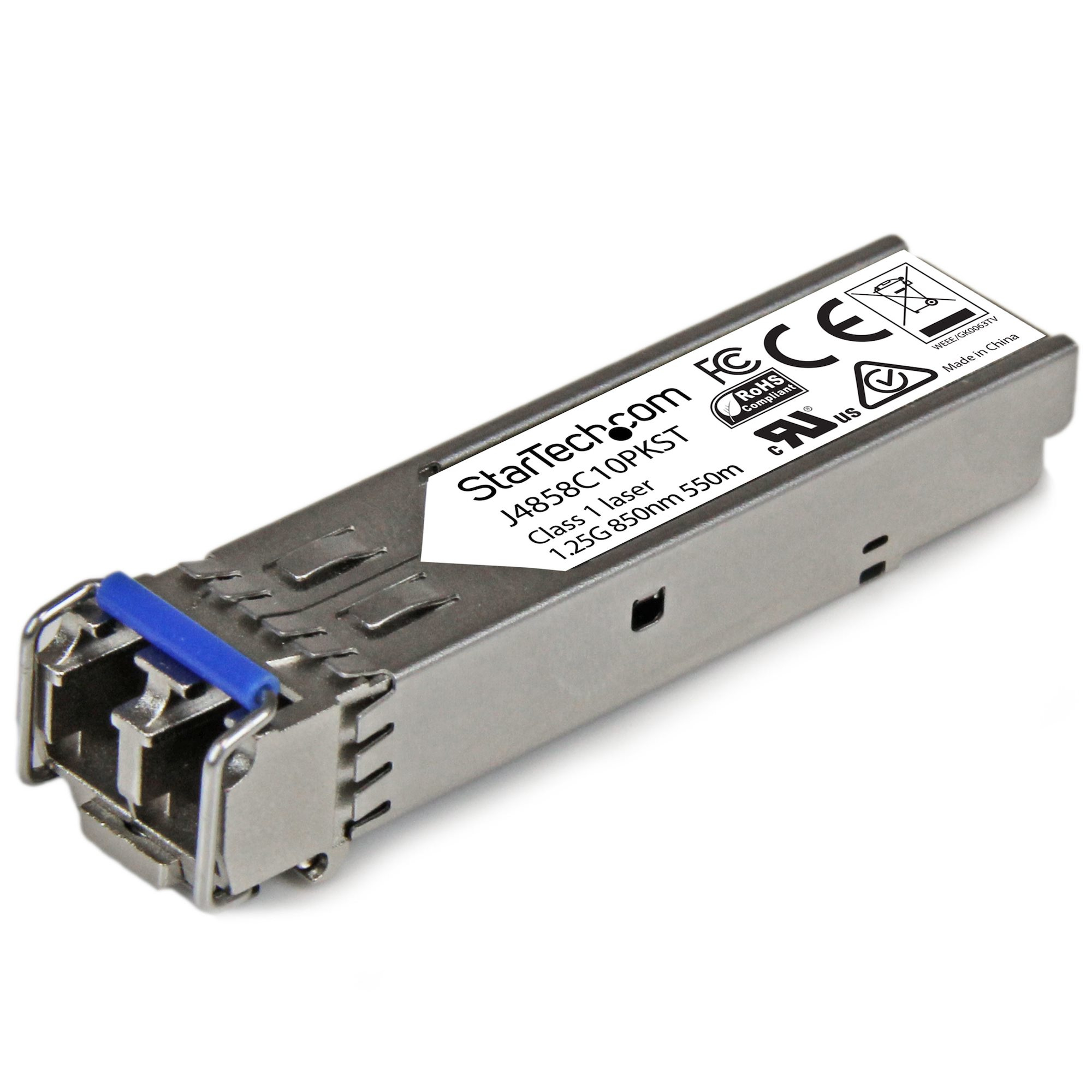 Q2p0E5aQkE6xea5oByZxdQ.c-r.jpg StarTech.com HP J4859C Compatible SFP Transceiver Module - 1000BASE-LX - 10 Pack~10 pack HPE J4859C Compatible SFP Module - 1000BASE-LX - 1GbE Single Mode /Multi Mode Fiber Optic Transceiver - 1GE Gigabit Ethernet SFP - LC 10km - 1310nm - DDM HPE 1400, 17