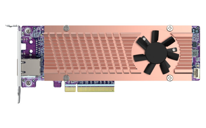 QNAP Card QM2 interface cards/adapter Internal PCIe, RJ-45