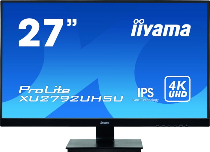 iiyama ProLite XU2792UHSU-B1 LED display 68.6 cm (27") 3840 x 2160 pixels 4K Ultra HD Black (XU2792UHSU-B1)