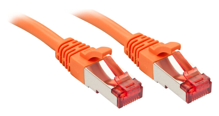 Lindy Cat.6 S/FTP 30m networking cable Orange Cat6 S/FTP (S-STP)