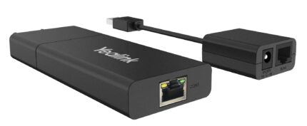 Yealink USB2CAT5E-EXT Network transmitter & receiver Black (USB2CAT5E-EXT)