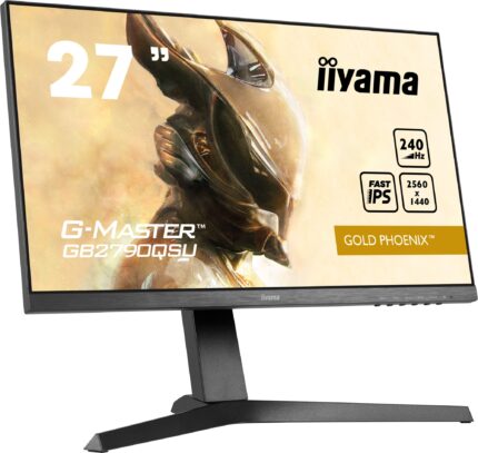 iiyama G-MASTER GB2790QSU-B1 computer monitor 68.6 cm (27") 2560 x 1440 pixels Wide Quad HD LED Black (GB2790QSU-B1)