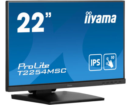 iiyama ProLite T2254MSC-B1AG computer monitor 54.6 cm (21.5") 1920 x 1080 pixels Full HD LED Touchscreen Black (T2254MSC-B1AG)