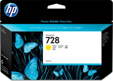HP 728 Ink cartridge yellow 130ml for HP DesignJet T 730/830 (F9J65A)