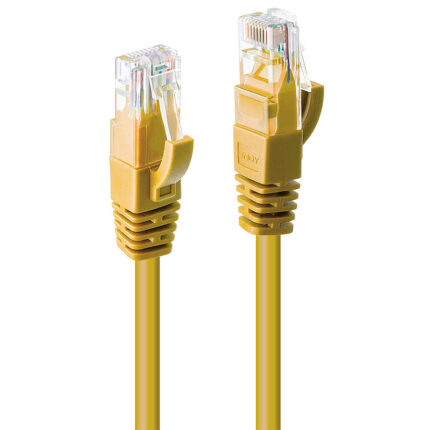 Lindy 0.3m Cat.6 U/UTP Network Cable, Yellow