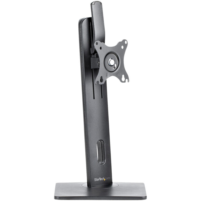 StarTech.com Free Standing Single Monitor Mount - Height Adjustable Monitor Stand - For VESA Mount Displays up to 32" (15lb/7kg) - Ergonomic Monitor Stand for Desk - Tilt/Swivel/Rotate