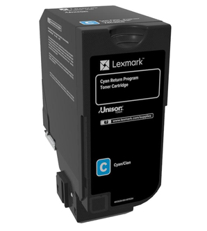 Lexmark 74C20C0 Toner-kit cyan return program, 3K pages ISO/IEC 19798 for Lexmark CS 720/725/CX 725 (74C20C0)
