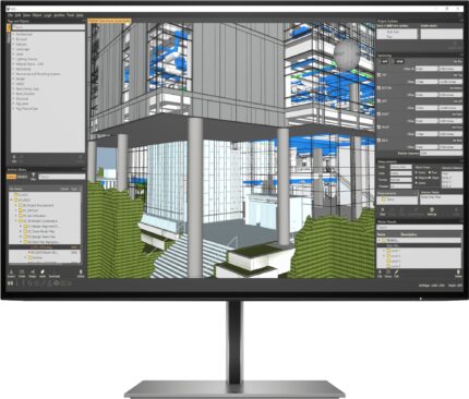 HP Z24n G3 computer monitor 61 cm (24") 1920 x 1200 pixels WUXGA Black (1C4Z5AT#ABB)