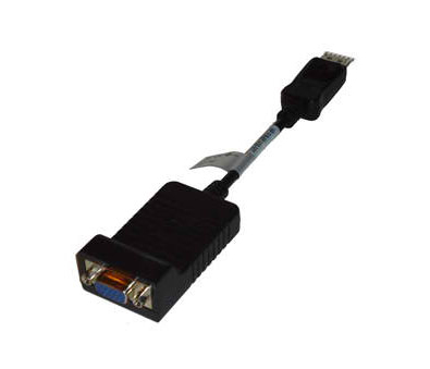 HP video cable adapter DisplayPort VGA Black (632484-001)