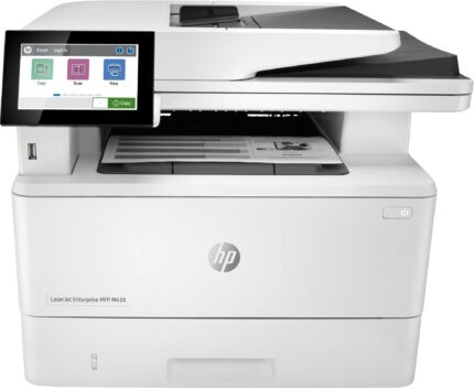 HP LaserJet Enterprise MFP M430f, Black and white, Printer for Business, Print, copy, scan, fax, 50-sheet ADF; Two-sided printing; Two-sided scanning; Front-facing USB printing; Compact Size; Energy Efficient; Strong Security (3PZ55A#B19)