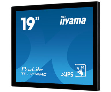 iiyama ProLite TF1934MC-B7X computer monitor 48.3 cm (19") 1280 x 1024 pixels SXGA LED Touchscreen Black (TF1934MC-B7X)