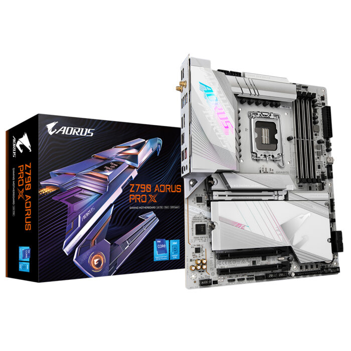 Gigabyte Motherboard - Supports Intel 14th Gen CPUs, 18+1+2 phases VRM, up to 8266MHz DDR5 (OC), 1xPCIe 5.0 + 4xPCIe 4.0 M.2, Wi-Fi 7, 5GbE LAN, USB 3.2 Gen 2x2 (Z790 AORUS PRO X)