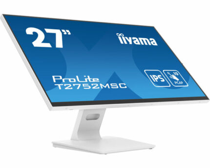 iiyama ProLite T2752MSC-W1 computer monitor 68.6 cm (27") 1920 x 1080 pixels Full HD LED Touchscreen White (T2752MSC-W1)