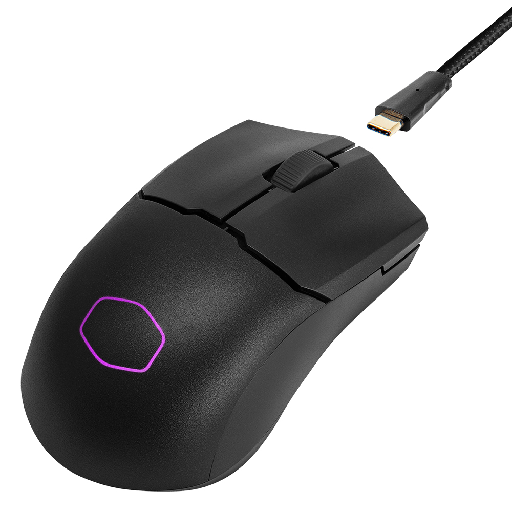 Sbyg6J0O1UaALlPy2b2VFg.c-r.jpg Cooler Master Peripherals MM712 mouse Ambidextrous RF Wireless + Bluetooth + USB Type-A Optical 19000 DPI (MM-712-KKOH1)