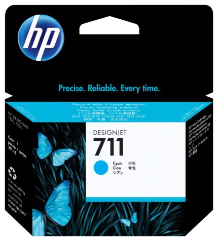 HP 711 Ink cartridge cyan 29ml for HP DesignJet T 520 (CZ130A)