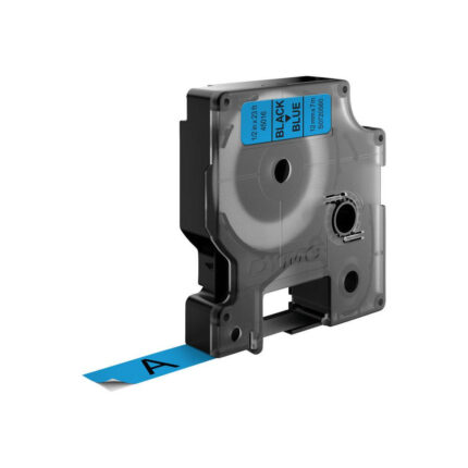 Dymo 45016/S0720560 DirectLabel-etikettes black on blue 12mm x 7m for Dymo D1 6-12mm/19mm/24mm/9-12mm/9-19mm (S0720560)