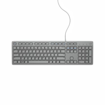 DELL KB216 keyboard USB QWERTY US International Grey (580-ADHR)