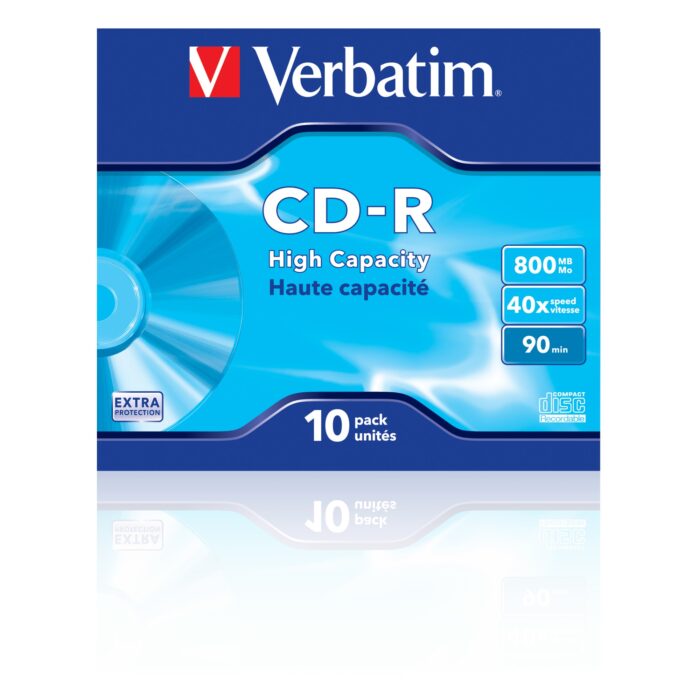 Verbatim CD-R High Capacity 800 MB 10 pc(s)