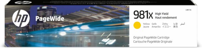TI_JWi500UGFIAaknQfStw.c-r.jpg HP L0R11A/981X Ink cartridge yellow, 10K pages ISO/IEC 19798 114ml for HP PageWide E 58650/556 (L0R11A)