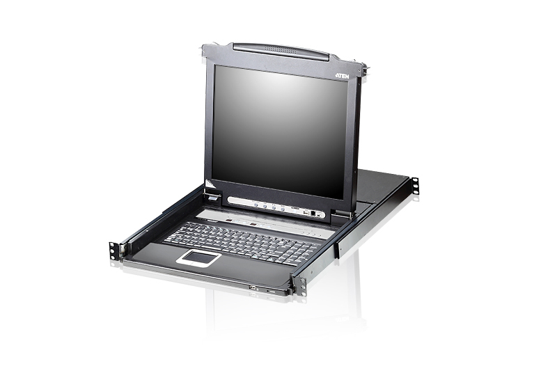 TNAtdFQVx0-q_r75KB9L2w.c-r.jpg ATEN CL5708M-ATA-EE KVM switch Rack mounting Black (CL5708M-ATA-EE) - Image 1
