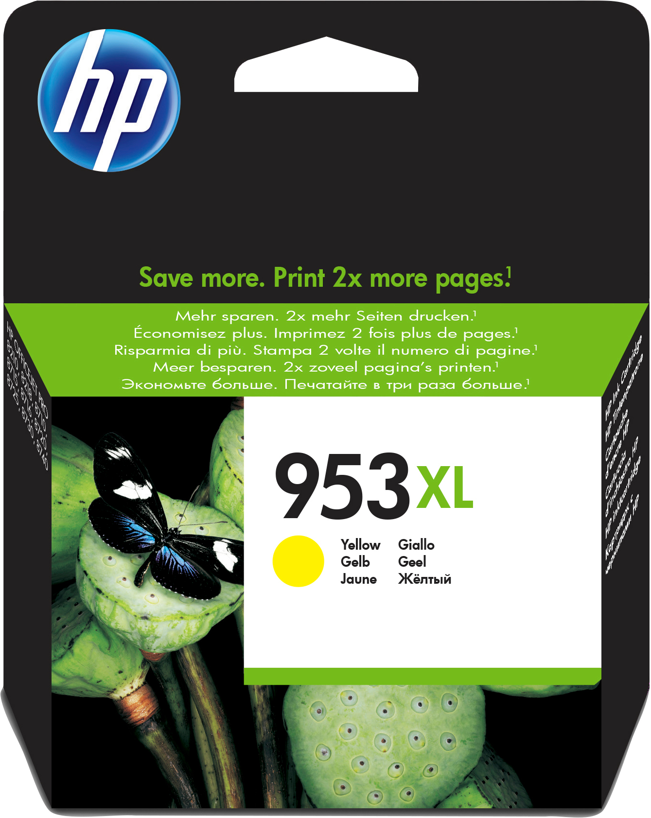 TZDBYT8cEU2xRIW2Pm_FDA.c-r.jpg HP 953XL Ink cartridge yellow high-capacity, 1.45K pages 18ml for HP OfficeJet Pro 7700/8210/8710 (F6U18AE)
