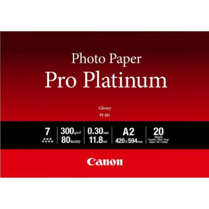 Canon PT-101 Pro Platinum Photo Paper A2 - 20 Sheets (2768B067)