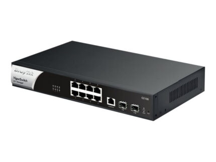 DrayTek VigorSwitch G2100 Managed L2+ Gigabit Ethernet (10/100/1000) 1U Black (VSG2100-K)