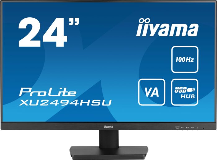 iiyama ProLite computer monitor 60.5 cm (23.8") 1920 x 1080 pixels Full HD LED Black (XU2494HSU-B6)