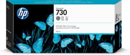 HP 730 Ink cartridge gray 300ml for HP DesignJet T 1600/1700/940 (P2V72A)
