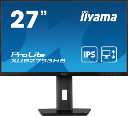 iiyama ProLite XUB2793HS-B5 LED display 68.6 cm (27") 1920 x 1080 pixels Full HD Black (XUB2793HS-B5)