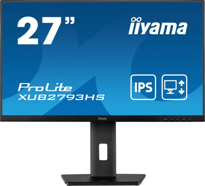 iiyama ProLite XUB2793HS-B5 LED display 68.6 cm (27") 1920 x 1080 pixels Full HD Black (XUB2793HS-B5)