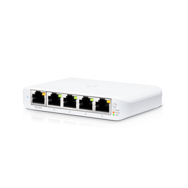 V5C1aqbTBE-TxJkeCfer_w.c-r-1.jpg Ubiquiti Networks UniFi USW Flex Mini Managed L2 Gigabit Ethernet (10/100/1000) Power over Ethernet (PoE) White