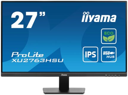 iiyama ProLite XU2763HSU-B1 computer monitor 68.6 cm (27") 1920 x 1080 pixels Full HD LED Black (XU2763HSU-B1)