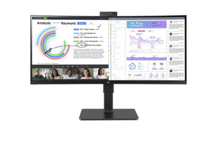 LG 34BQ77QC-B computer monitor 86.4 cm (34") 3440 x 1440 pixels Wide Quad HD LCD Black