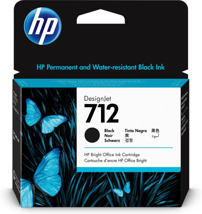 VOHz7qxgw0q6DbpJGJXwBg.c-r.jpg HP 3ED71A/712 Ink cartridge black 80ml for HP DesignJet T 200 (3ED71A)